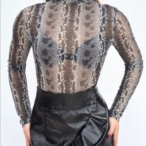 Mesh Snake Bodysuit